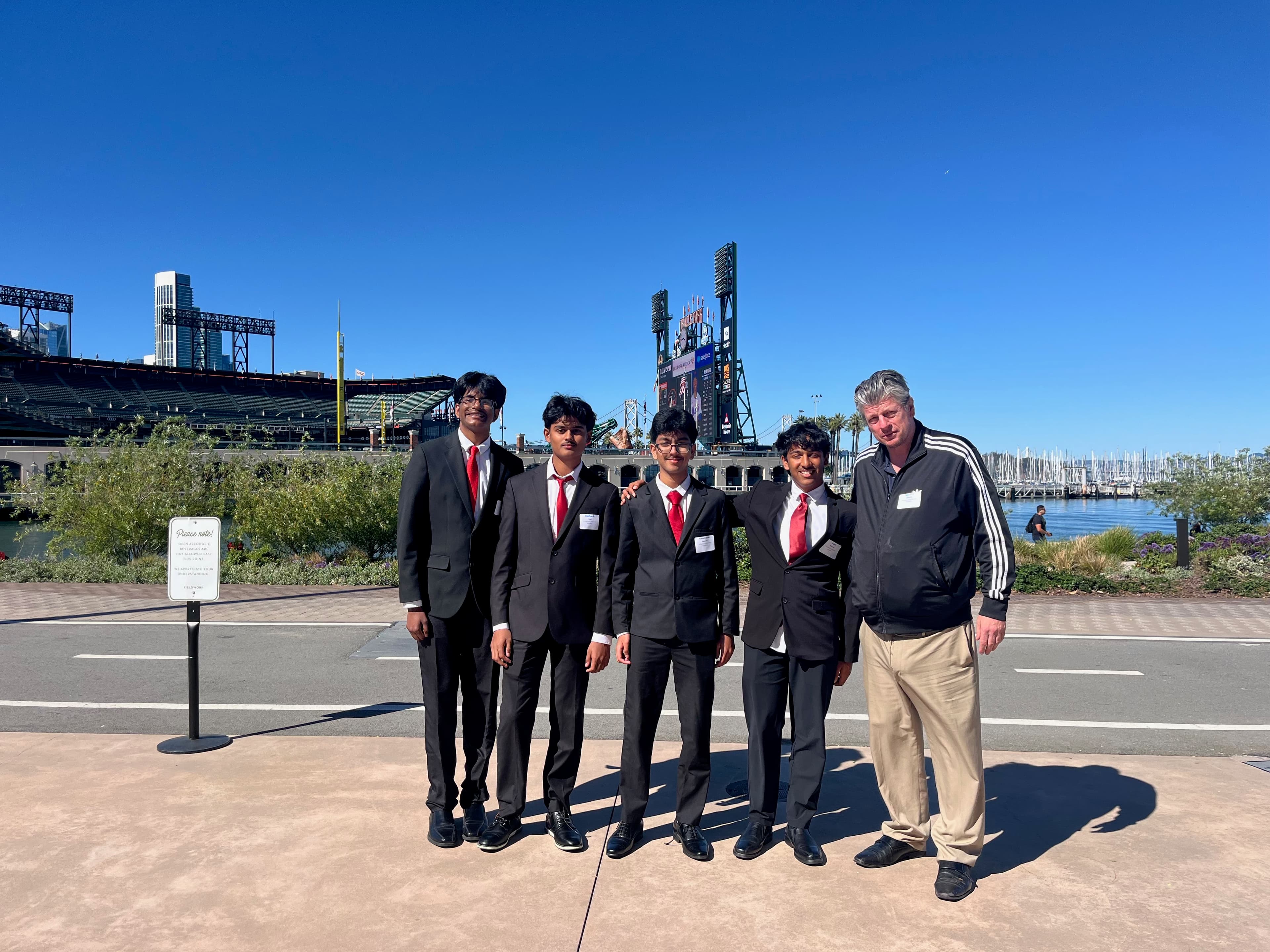 WBE team at a Bay Area competition